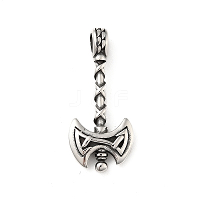 304 Stainless Steel Pendants STAS-P309-22AS-1