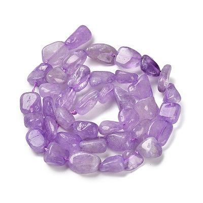 Natural Lavender Amethyst Beads Strands G-P497-01E-22-1