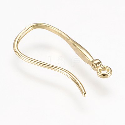 Brass Earring Hooks X-KK-L152-22G-1