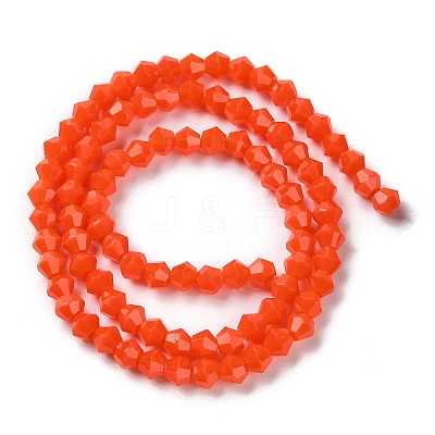 Opaque Solid Color Imitation Jade Glass Beads Strands LS-EGLA-A039-P4mm-D03-1