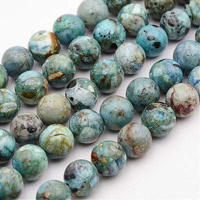 Natural Variscite Bead Strands G-P300-01-10mm-1