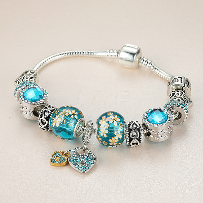 Zinc Alloy European Style Bracelets FS-WG01BDE-03-1