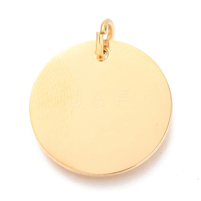 Ion Plating(IP) 304 Stainless Steel Charms LS-EJEW-L238-03E-G-1