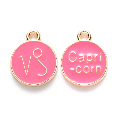 Alloy Enamel Pendants X-ENAM-S124-01A-03E-1