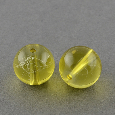 Drawbench Transparent Glass Beads Strands X-GLAD-Q012-6mm-06-1