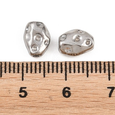 Irregular 304 Stainless Steel Beads STAS-D394-03I-P-1