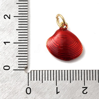Brass Enamel Charms KK-A268-08G-03-1