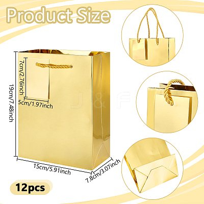 Paper Gift Tote Bags ABAG-WH0040-18-1