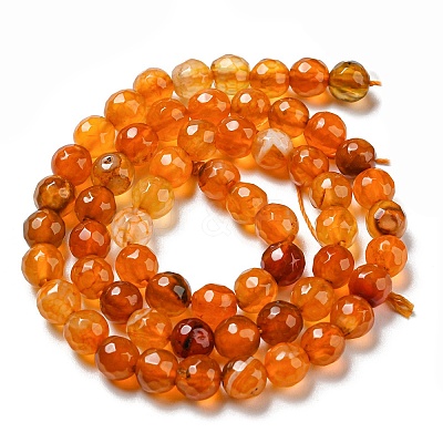 Natural Agate Beads Strands G-C082-A01-06-1