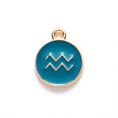 Alloy Enamel Pendants LS-X-ENAM-S124-01B-05J-1
