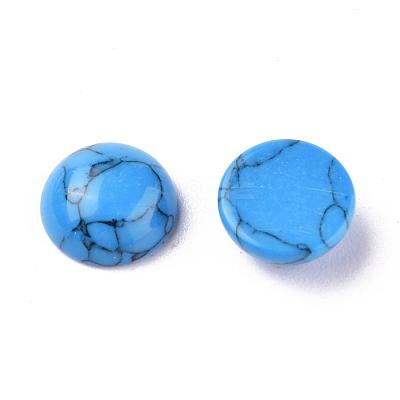 Synthetic Turquoise Cabochons G-G788-D-06-1