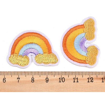 Polyester Computerized Embroidery Cloth Iron on Sew on Patches PATC-L001-14-1