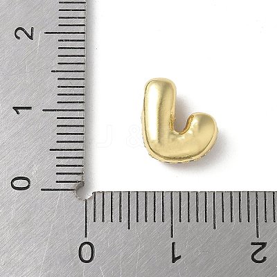 Brass Micro Pave Cubic Zirconia Beads KK-P290-61G-J-1