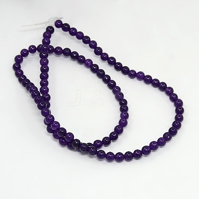 Natural Amethyst Round Beads Z0SYS012-1