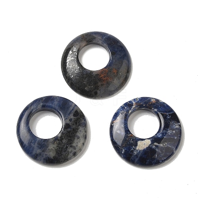 Natural Sodalite Pendants G-T122-76L-1