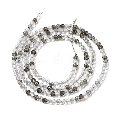 Transparent Glass Beads Strands GLAA-H027-01F-1