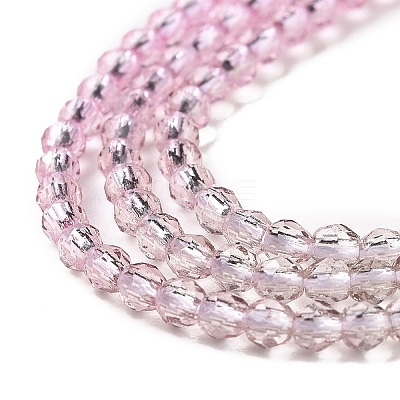 Transparent Gradient Color Glass Beads Strands GLAA-G101-2mm-14-1