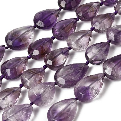 Natural Amethyst Beads Strands G-D365-F03-1