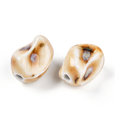 Handmade Porcelain Beads PORC-N008-06Q-1