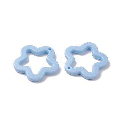 Opaque Acrylic Pendants MACR-M042-02B-1