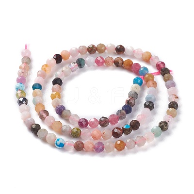Natural Mixed Gemstone Beads Strands G-A026-A04-4mm-1