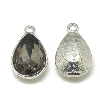 Alloy Glass Charms PALLOY-T028-7x10mm-03-1