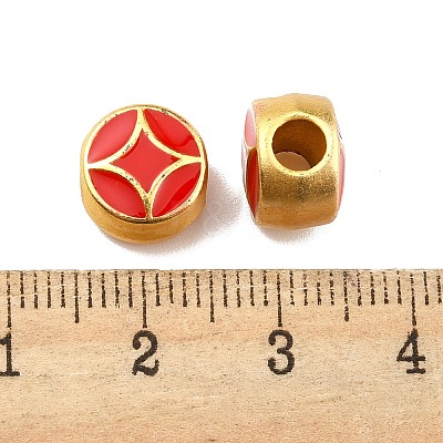 CCB Plastic European Beads CCB-P015-01G-02-1