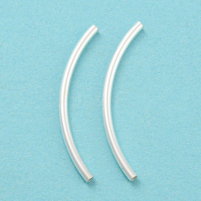925 Sterling Silver Tube Beads STER-Q191-03A-S-1