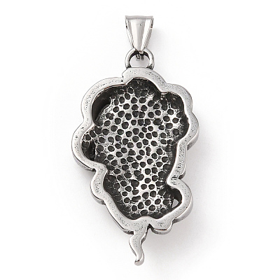 304 Stainless Steel Big Pendants X-STAS-A083-13AS-1