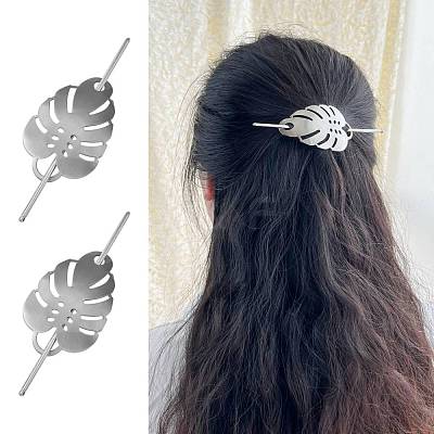 Alloy Hair Sticks X-OHAR-C006-02P-1