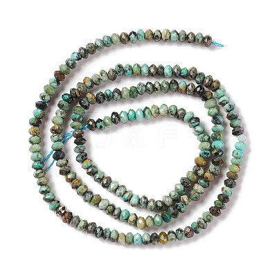 Natural African Turquoise(Jasper) Beads Strands G-F717-02A-1