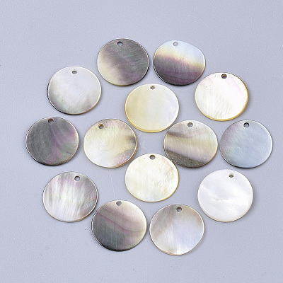 Black Lip Shell Pendants LS-SSHEL-S251-36B-1