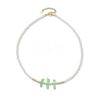 ABS Plastic Imitation Pearl Beaded Necklaces NJEW-JN04859-02-1