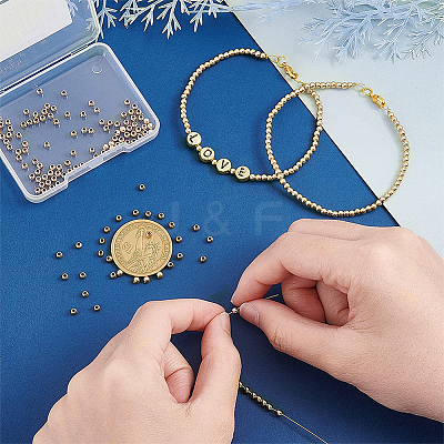 Brass Beads KK-PH0002-20B-1