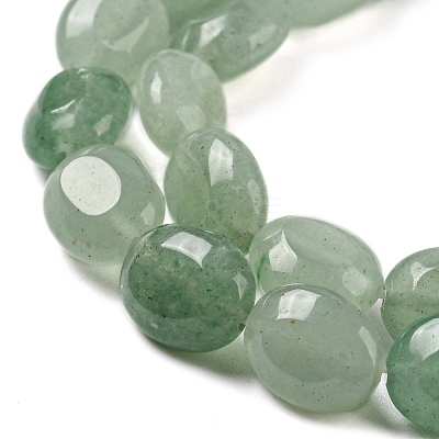Natural Green Aventurine Beads Strands G-M420-D02-01-1
