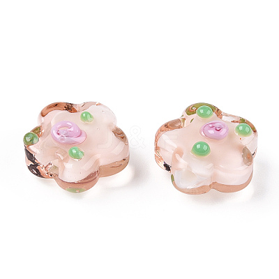 Handmade Bumpy Lampwork Beads LAMP-N024-04F-1