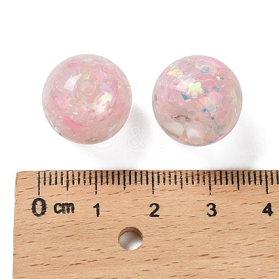 Transparent Resin with Paillette Beads RESI-G110-01H-1
