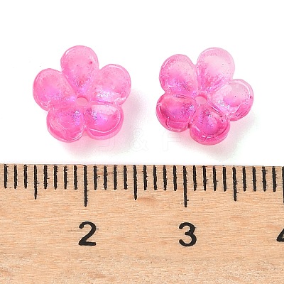 Dyed & Heated Glass Bead Caps LS-GLAA-C042-01G-1