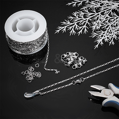DIY Chain Bracelet Necklace Making Kits DIY-SC0020-21P-1