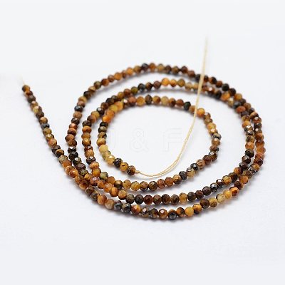 Natural Tiger Eye Beads Strands X-G-K185-13-1
