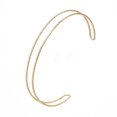 Brass Cuff Bangles Making KK-S354-279-NF-1
