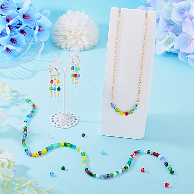1 Starnd Mixed Styles Glass Beads Strands EGLA-TADJ0001-08-1