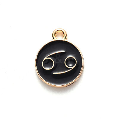 Alloy Enamel Pendants LS-ENAM-S124-01A-08D-1