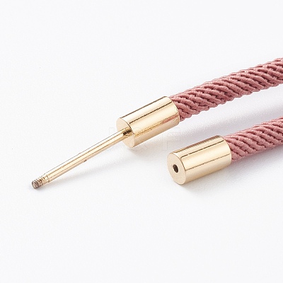 Braided Nylon Cord Bracelet Making MAK-A017-D01-04G-1