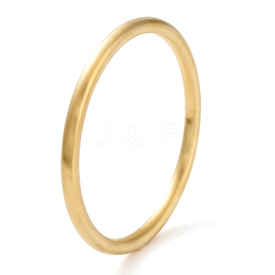 Ion Plating(IP) 304 Stainless Steel Plain Bangles BJEW-G684-03B-G-1