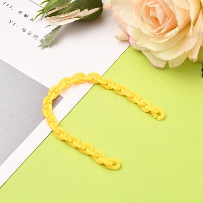Handmade Opaque Acrylic Cable Chains AJEW-JB00768-1