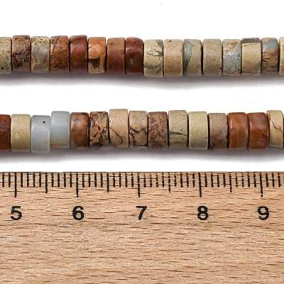 Natural Shoushan Stone Beads Strands G-L624-I10-3x6mm-1