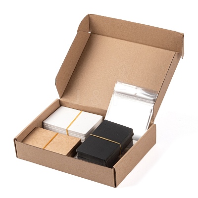 150Pcs 3 Colors Cardboard Display Cards CDIS-LS0001-03-1