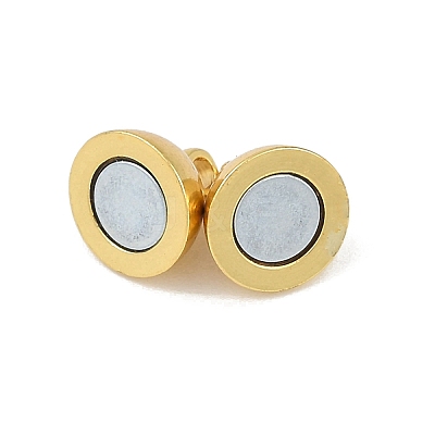 Rack Plating Brass Magnetic Clasps KK-Z070-20G-01-1
