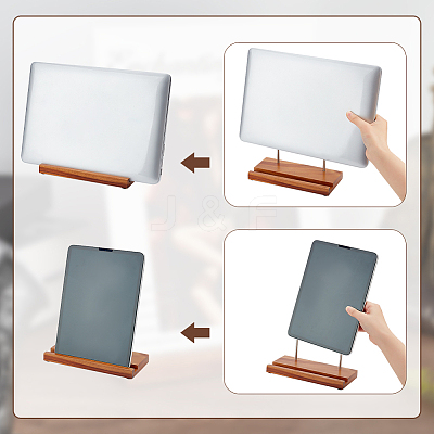 Wood Toilet Paper Holder Stand DJEW-WH0039-57-1